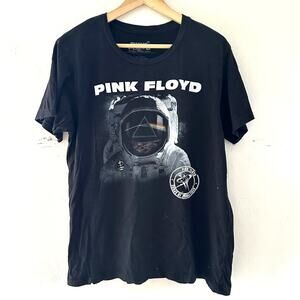 Pink Floyd Black Short Sleeve Shirt Astronaut Graphic Size‎ Large